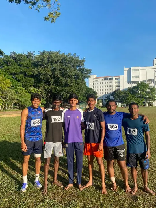 Freshers' road race champions