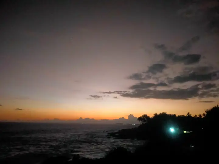 Camping by the sea