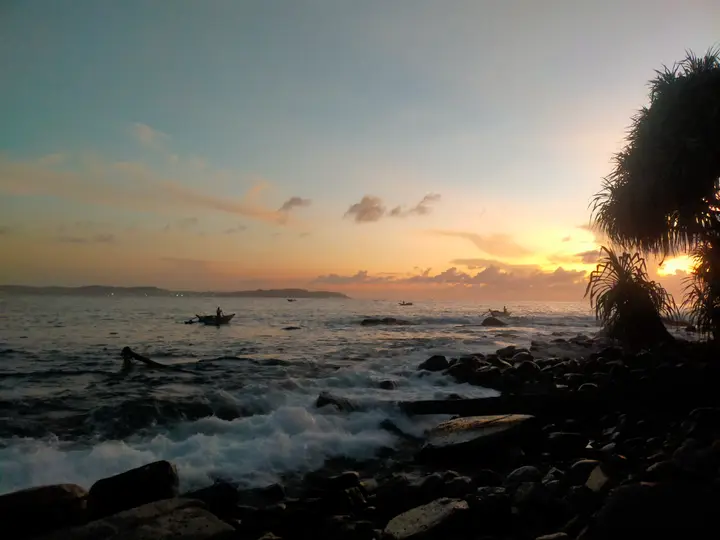 Camping by the sea