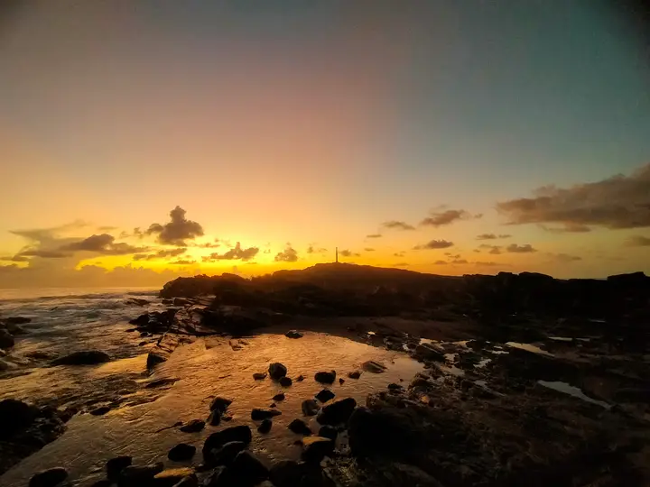 Camping by the sea