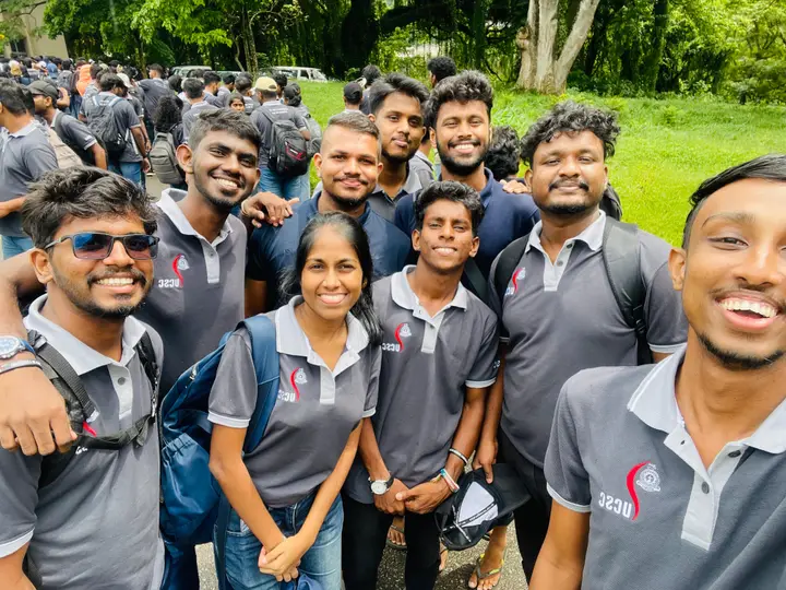 A misty hike with the batch